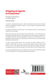 [Pre-Order] Shipping AI Agents to Production - Principles and Architecture for Reliable Agents