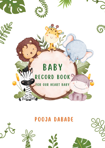 Baby Record Book for Our Heart Baby (Full Colour)