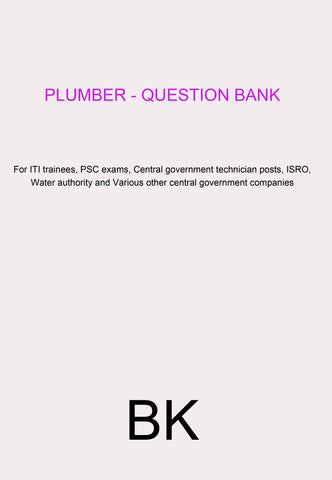 Plumber - Question Bank