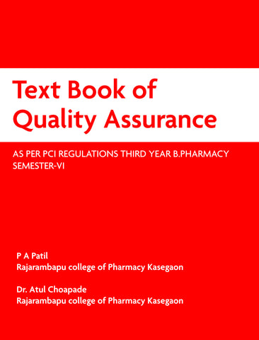 Text Book of Quality Assurance